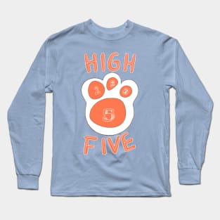 High Five Paw - Onesies for Babies - Onesie Design Long Sleeve T-Shirt